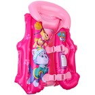 Жилет надувной для плавания, детский, Щенячий патруль, цвет розовый - фото 7122179