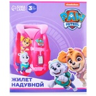 Жилет надувной для плавания, детский, Щенячий патруль, розовый - Фото 9