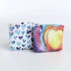 Кошелёк детский «Сердечки», монетница, на молнии, МИКС - Фото 4