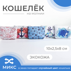 Кошелёк на молнии, «Выбражулька», цвет МИКС/голубой 9343373 - фото 12460910