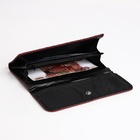 Кошелёк женский на кнопке, цвет красный 9365323