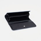 Кошелёк женский на кнопке, цвет синий - Фото 3