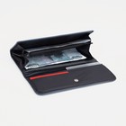 Кошелёк женский на кнопке, цвет синий - Фото 4