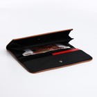 Кошелёк женский на кнопке, цвет бежевый - Фото 4