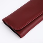 Кошелёк на кнопке, цвет бордовый - Фото 3