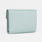 Кошелёк женский на кнопке, 11.5×2×9 см, однотонный, мятный - Фото 7