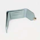 Кошелёк женский на кнопке, 11.5×2×9 см, однотонный, мятный - Фото 4