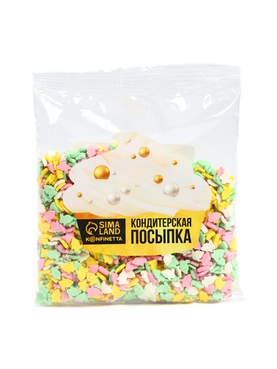 Кондитерская посыпка для куличей «Светлой Пасхи» кролики, 50 г.