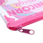 Пенал мягкий, 1 отделение, 95×205 мм, ПВХ, «Минни Маус и единорог» - Фото 2