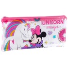 Пенал мягкий, 1 отделение, 95×205 мм, ПВХ, «Минни Маус и единорог» - Фото 7