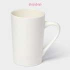 Кружка Доляна «Мандала», 380 мл, фарфор, чёрный узор - Фото 3