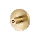 Ручка-кнопка CAPPIO, d=33 мм, h=20 мм, латунь, цвет золото - фото 25351121