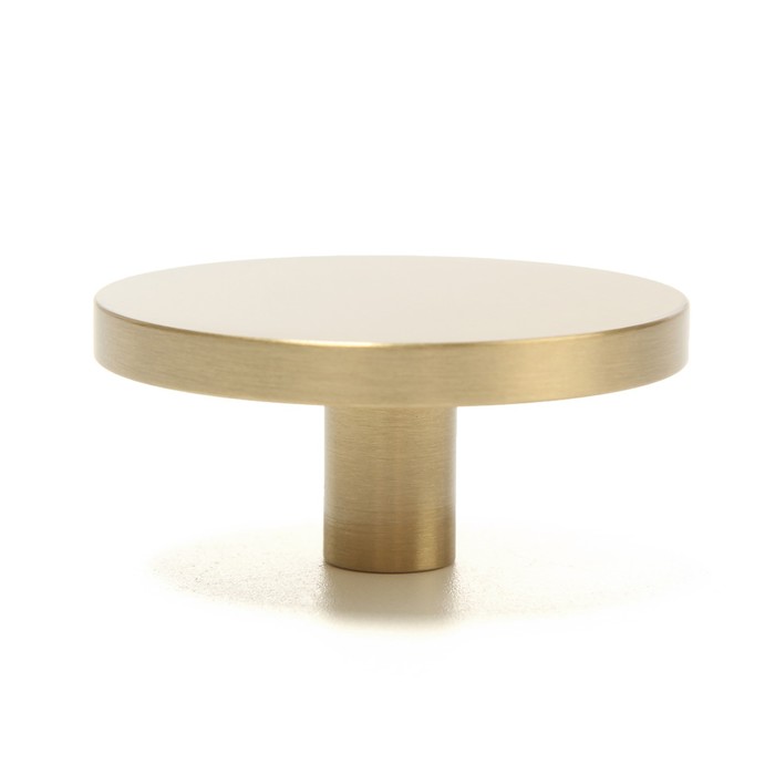 Ручка-кнопка CAPPIO, d=44 мм, h=20 мм, латунь, цвет золото