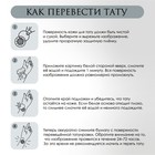 Татуировка на тело цветная "Попугай Ара - В центре внимания" 6х6 см - Фото 4