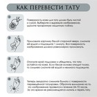 Татуировка на тело цветная "А.П. Чехов - Краткость - сестра таланта" 18х11 см - фото 8885005