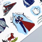 Переводные тату цветные «Л.Н. Толстой: War and Peace», 18×11 см - Фото 3