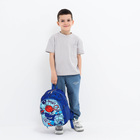 Рюкзак детский на молнии, цвет синий - Фото 2