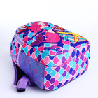 Рюкзак детский на молнии, цвет фиолетовый - фото 6820750