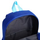 Рюкзак на молнии, цвет синий/голубой - фото 6820775