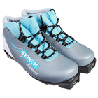Ботинки лыжные TREK Distance Women SNS ИК, серый металлик, лого голубой, размер 39 - Фото 2