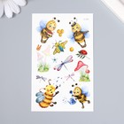 Татуировка на тело цветная "Приключения пчёлки" МИКС 12х7,5 см - фото 6820909