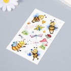 Татуировка на тело цветная "Приключения пчёлки" МИКС 12х7,5 см - Фото 3