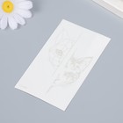 Татуировка на тело чёрная водостойкая "Котик. Графика" 10,5х6 см - Фото 2