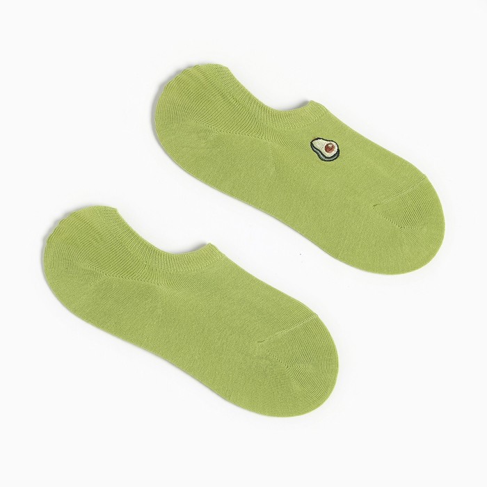 Носки женские укороченные MINAKU "Авокадо" цвет зелёный, р-р 36-39 (23-25 см)   7488411 - Фото 1