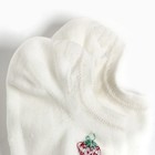 Носки женские укороченные MINAKU "Клубника" цвет белый, р-р 36-39 (23-25 см)   7488411 - Фото 3