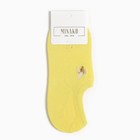 Носки женские укороченные MINAKU "Банан" цвет желтый, р-р 36-39 (23-25 см)   7488411 - Фото 4