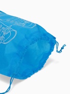 Мешок для обуви, на шнурке, синий - Фото 3