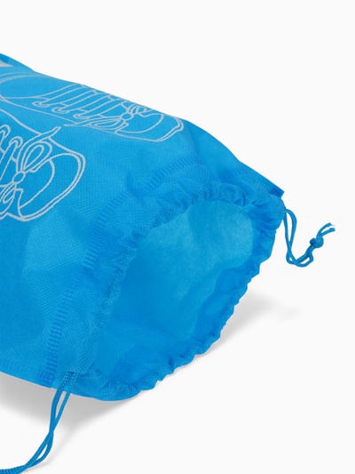 Мешок для обуви на шнурке, цвет синий