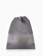 Мешок для обуви на шнурке, с прозрачной вставкой, однотонный, размер 27×0.5×36 см, серый - Фото 4