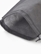 Мешок для обуви на шнурке, с прозрачной вставкой, однотонный, размер 27×0.5×36 см, серый - Фото 5