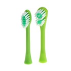 Детская электрическая зубная щетка Luazon LP-008, вибр., 31000 дв/мин, 2 насадки, 1×АА, зелёная - Фото 6