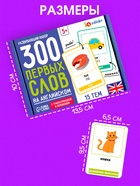 Развивающий набор «300 первых слов на английском», 300 карт, 5+ - Фото 5