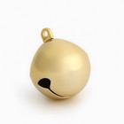 Колокольчик, d=2.5 см, золото (комплект 3 шт) - фото 22040037