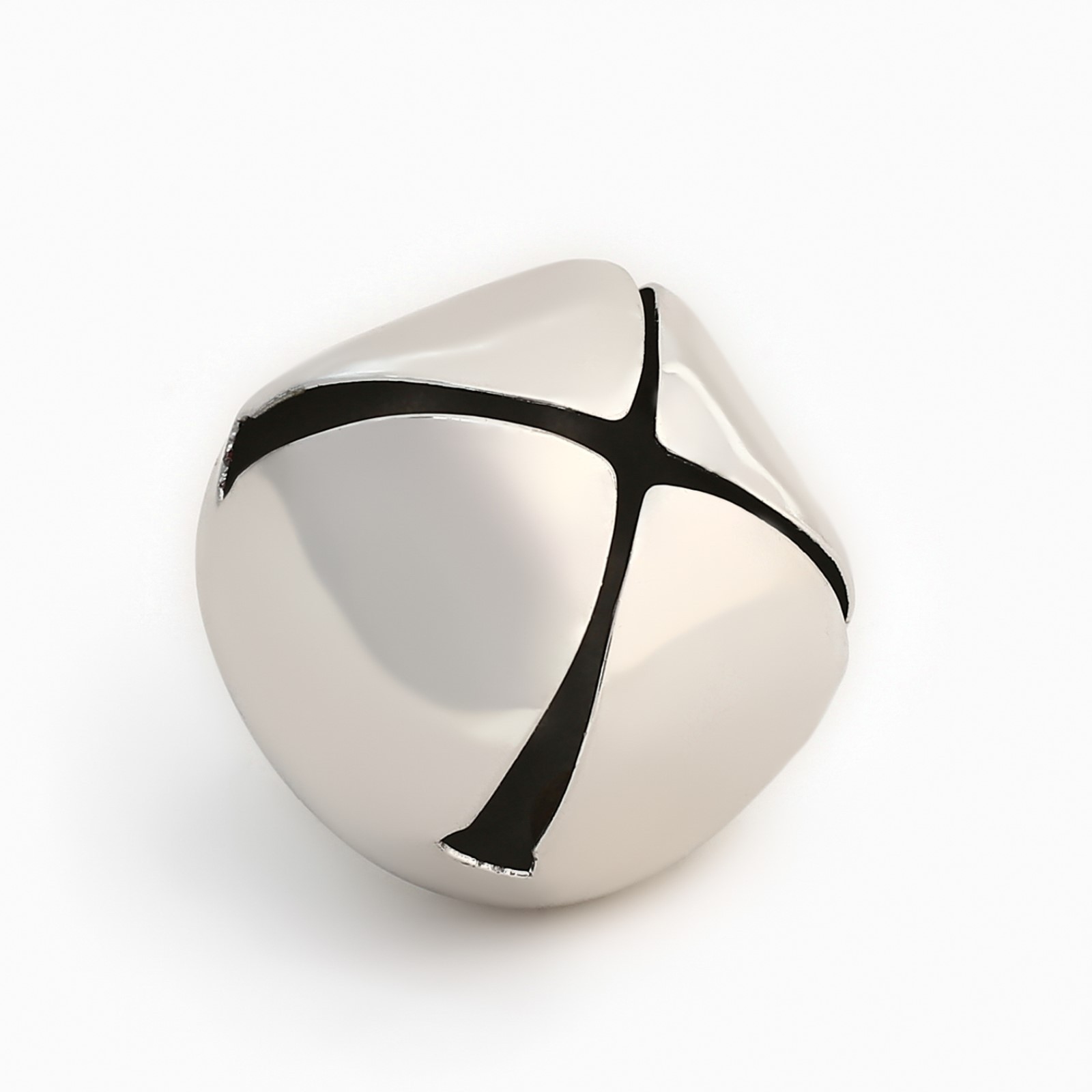 Бубенчик металлический, d-4.2 см, серебро 9258582 Бубенчик металлический, d-4.2 см, серебро 9258582