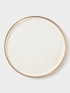Блюдо фарфоровое сервировочное с бортиком Magistro Poursephona, d=20 см, бежевый - Фото 3