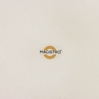 Блюдо фарфоровое сервировочное с бортиком Magistro Poursephona, d=20 см, бежевый - Фото 8