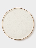 Блюдо фарфоровое сервировочное с бортиком Magistro Poursephona, d=25.5 см, бежевый - Фото 3