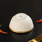 Салатник фарфоровый Magistro Poursephona, 300 мл, d=11,5 см, цвет бежевый - Фото 4