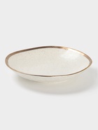 Блюдо фарфоровое сервировочное Magistro Poursephona, d=24 см, бежевый - Фото 3