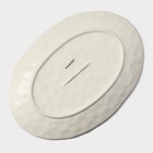 Блюдо фарфоровое сервировочное Magistro Poursephona, 30.7×21.5 см, бежевый - Фото 4