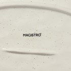 Блюдо фарфоровое сервировочное Magistro Poursephona, 30,7×21,5 см, цвет бежевый - Фото 5