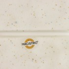 Блюдо фарфоровое сервировочное Magistro Poursephona, 30,7×21,5 см, цвет бежевый - Фото 6