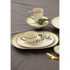 Блюдо сервировочное Magistro Poursephona, 37×24 см, фарфор, бежевое - Фото 11