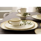 Блюдо сервировочное Magistro Poursephona, 37×24 см, фарфор, бежевое - Фото 8