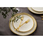 Тарелка пирожковая Magistro Poursephona, d=18.5 см, фарфор, белая - Фото 7