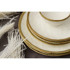 Тарелка обеденная Magistro Poursephona, d=27 см, фарфор, белая - Фото 9